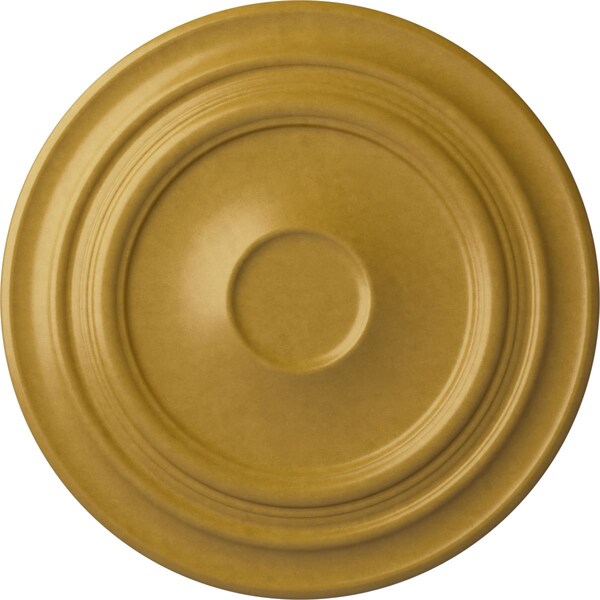 Ekena Millwork Giana Ceiling Medallion (Fits Canopies up to 7 7/8"), 32 5/8"OD x 1 1/2"P, Iridescent Gold CM32GIIGS - main